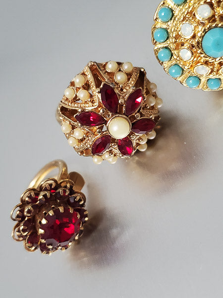 5165-Bollywood Indian Style Ring Lot