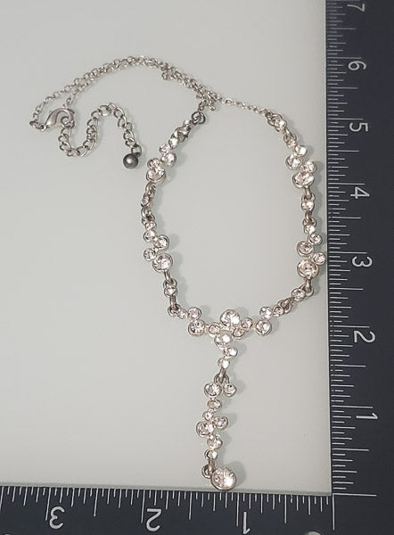 71270-Rhinestone Lariat Necklace
