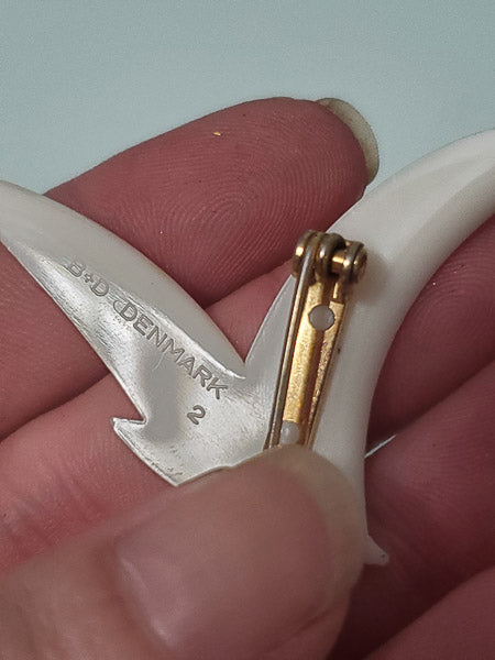 Buch & Deichman B+D Denmark Plastic Bird Brooch-4686