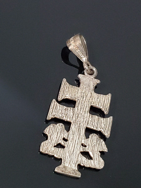 Sterling Silver Caravaca Cross Pendant