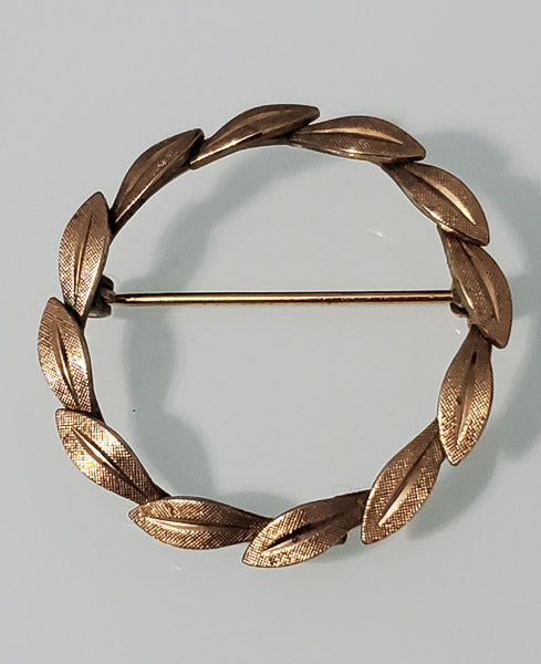 Vintage 12K Gold Filled Brooch-3770