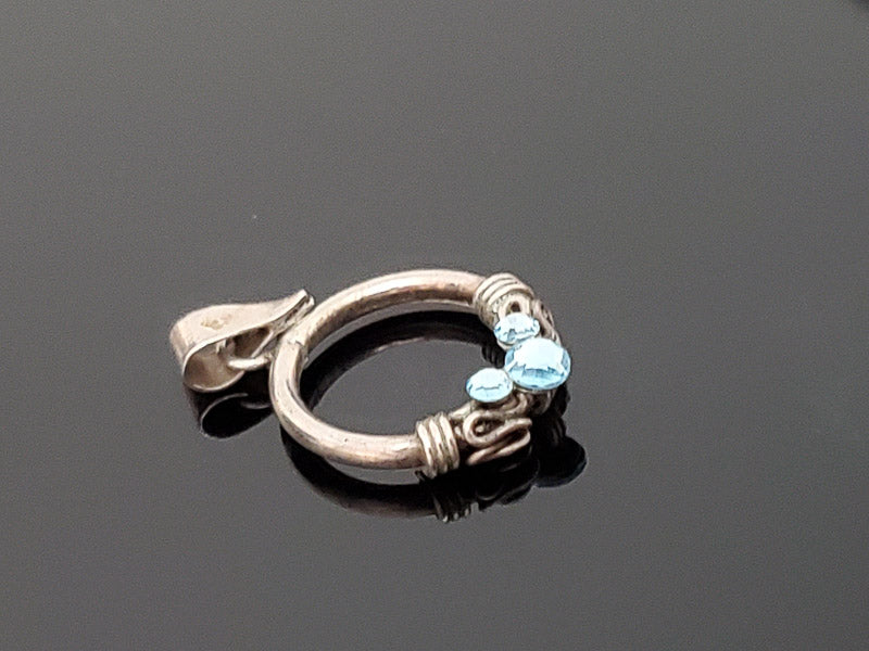 Bali Designed Mickey Head Sterling Pendant