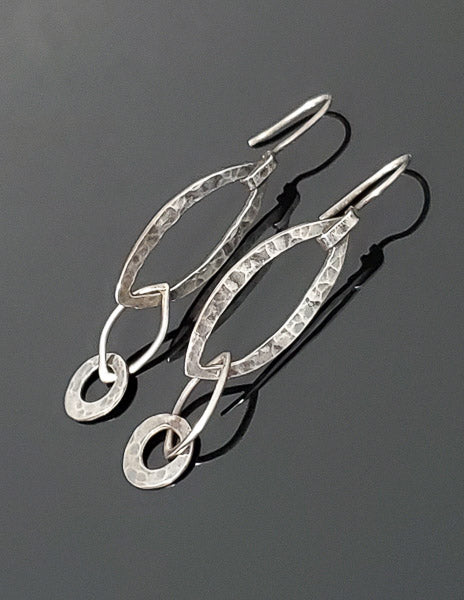 Silpada W1795 Hammered Sterling Silver Earrings