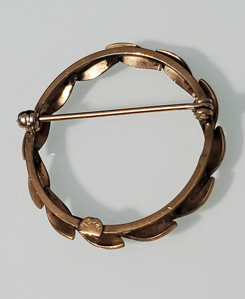 Vintage 12K Gold Filled Brooch-3770