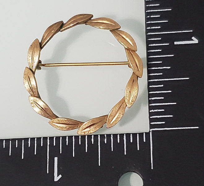 Vintage 12K Gold Filled Brooch-3770