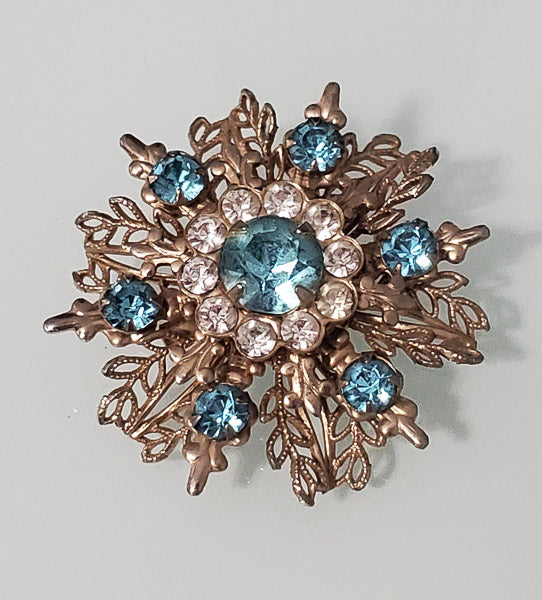 5786-Vintage Rhinestone Brooch