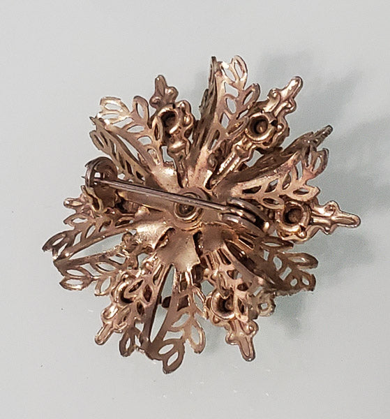 5786-Vintage Rhinestone Brooch