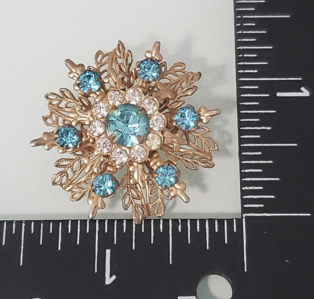 5786-Vintage Rhinestone Brooch