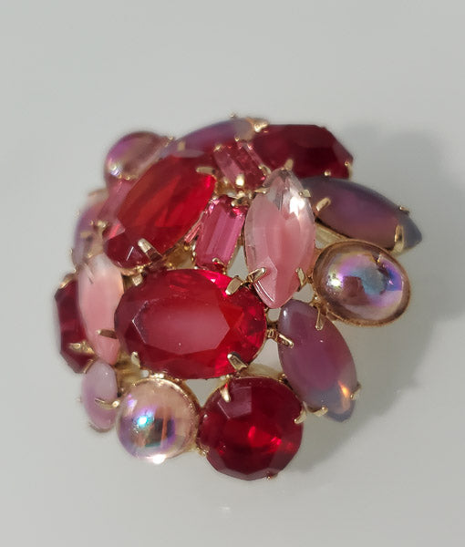 Better Quality Vintage Rhinestone Brooch-5596