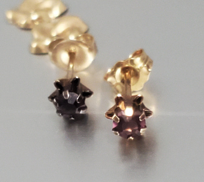 Vintage 14k Gold Earrings w/14k Enhancers
