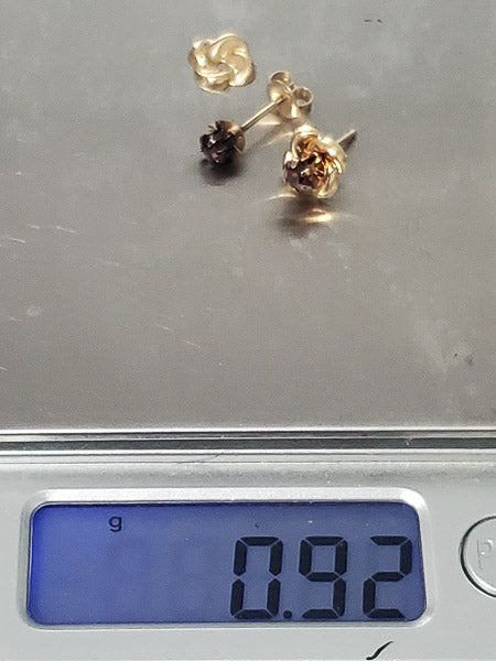 Vintage 14k Gold Earrings w/14k Enhancers