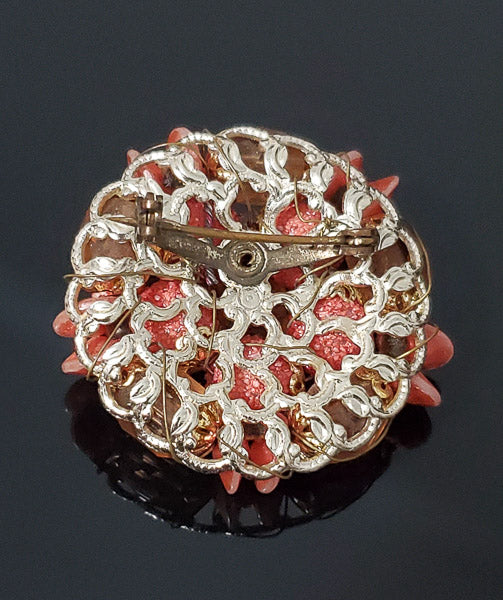 Vintage Unsigned Miriam Haskell Brooch