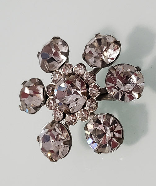5722-Vintage Rhinestone Brooch