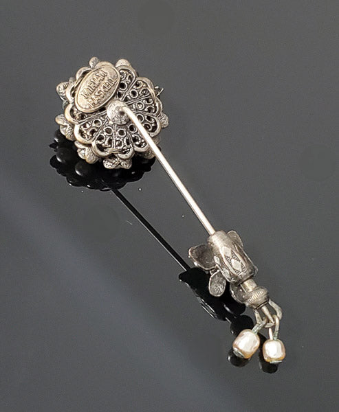 Vintage Miriam Haskell Stick Pin Brooch