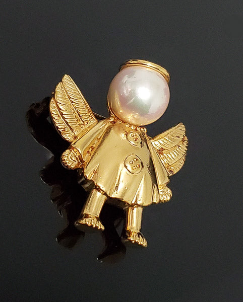 Vintage Ann Hand Angel Brooch