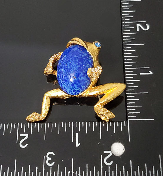 Vintage TARA Fifth Avenue Frog Brooch