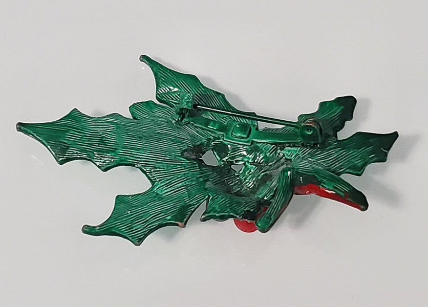 5324-Painted Metal Brooch