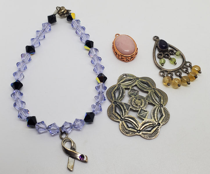 925 Sterling Silver 4 Piece Jewelry Lot