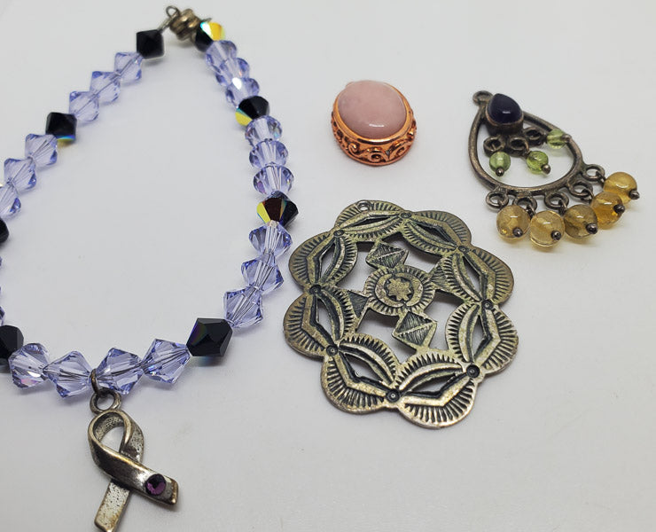 925 Sterling Silver 4 Piece Jewelry Lot
