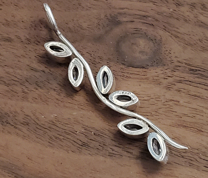 Sterling Silver Vine Pendant