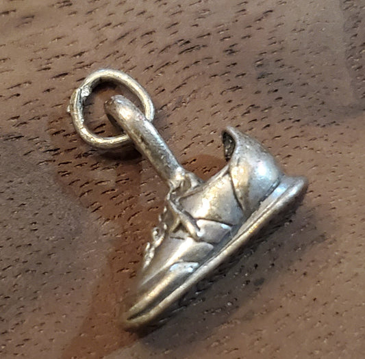 Sterling Silver Athlete Shoe Charm