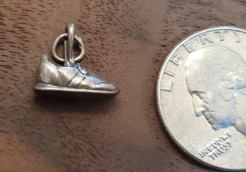 Sterling Silver Athlete Shoe Charm