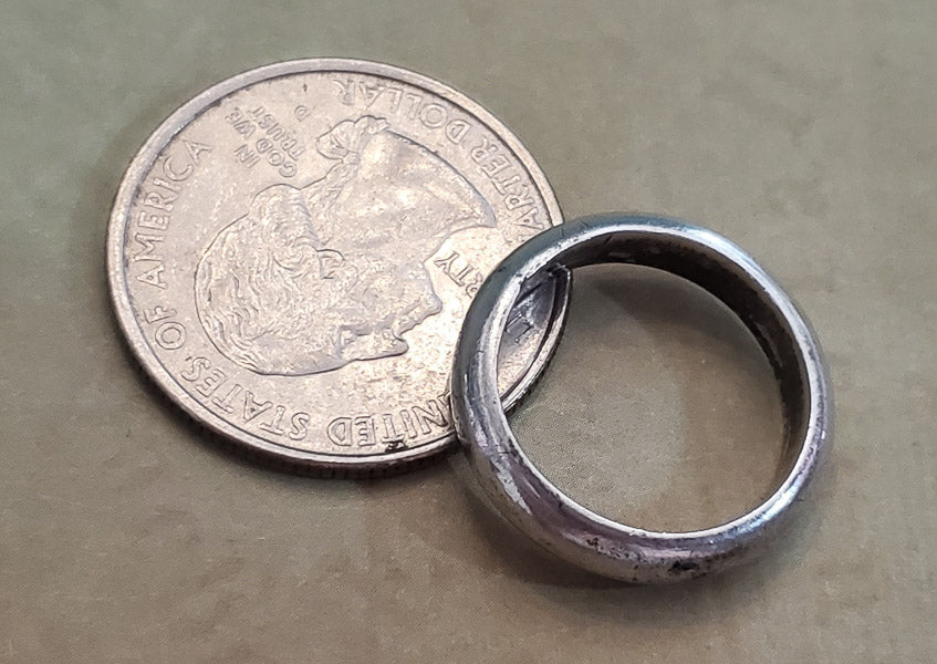 Classic Sterling Silver Band Ring sz 5