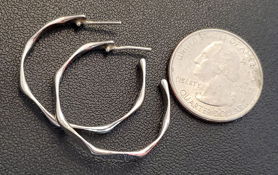 Sterling Sterling Hoop Earrings