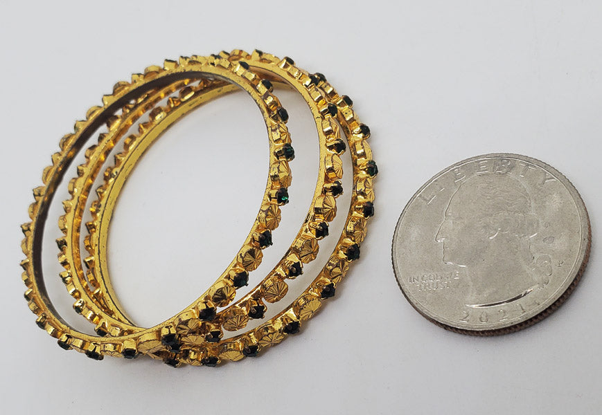 841-India Style Gold Tone Child Bracelet Lot