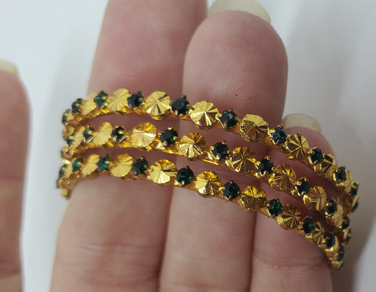 841-India Style Gold Tone Child Bracelet Lot