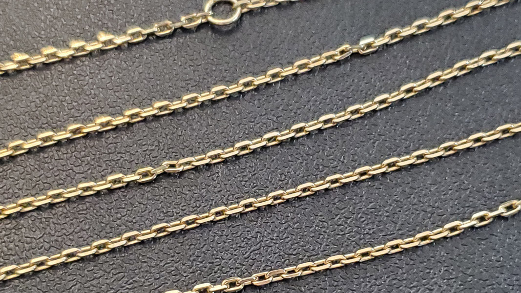 Signed Vermeil Sterling Silver Chain