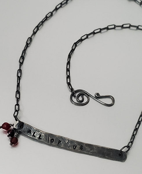 3748-Artisan "Freedom" Sterling Silver Necklace