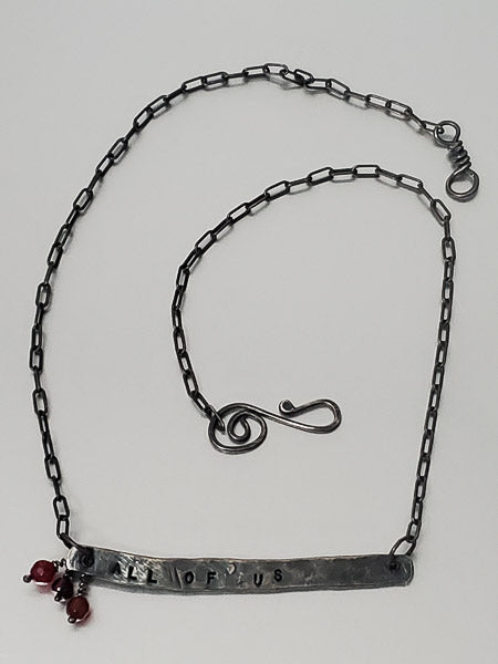 3748-Artisan "Freedom" Sterling Silver Necklace