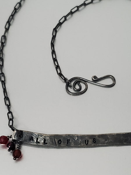 3748-Artisan "Freedom" Sterling Silver Necklace