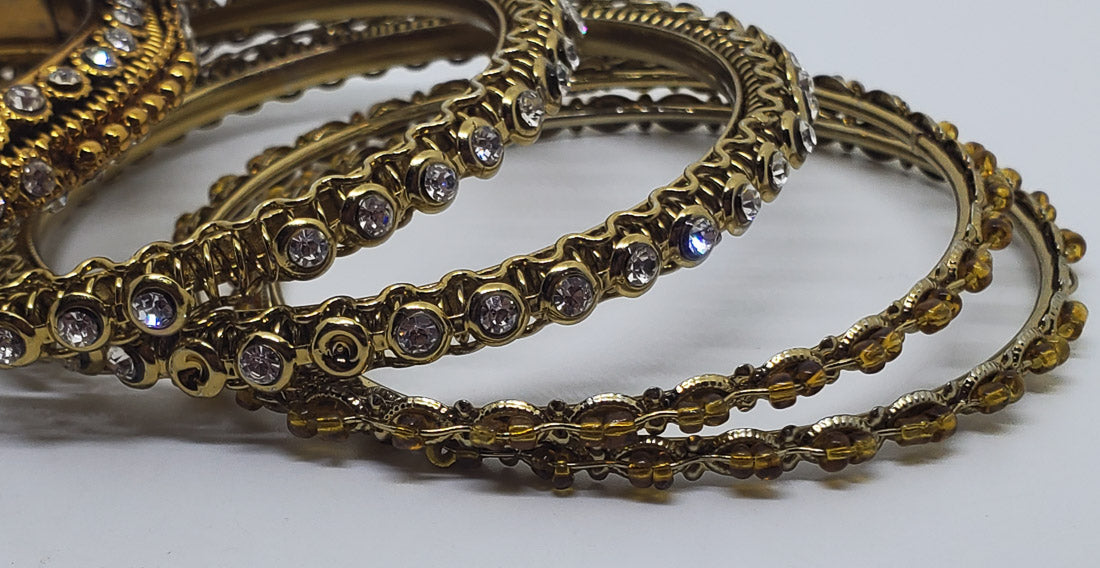 322-6 pc India Style Bracelet Lot