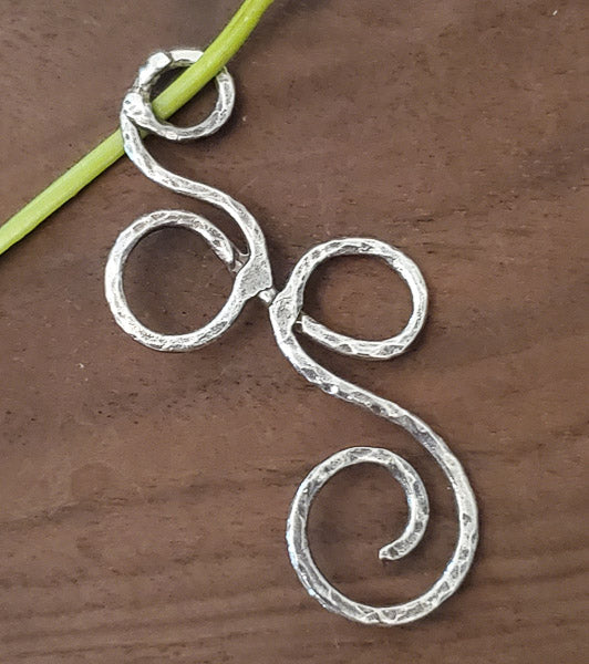 Sterling Silver Swirl Pendant