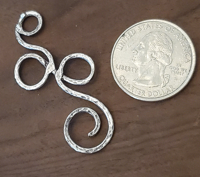 Sterling Silver Swirl Pendant