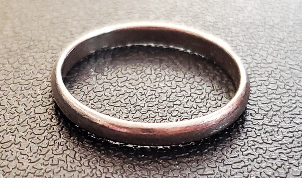 Simple Sterling Silver Band Ring Sz 6