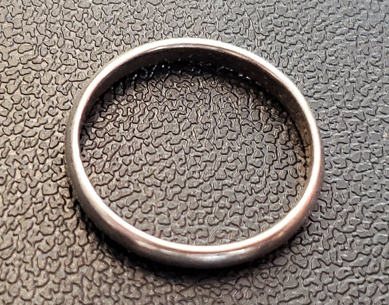 Simple Sterling Silver Band Ring Sz 6