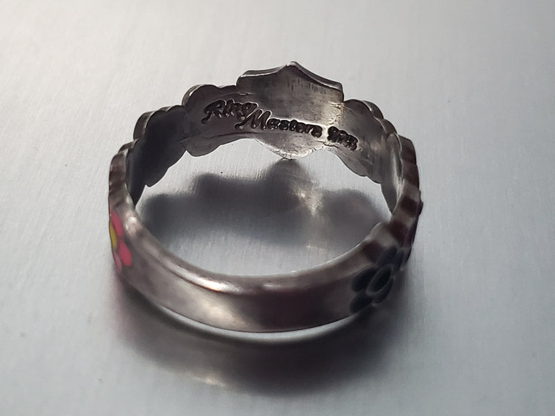 3202-Ring Masters CTR Sterling Ring sz 4