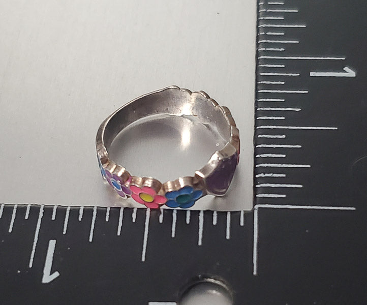 3202-Ring Masters CTR Sterling Ring sz 4