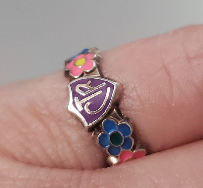 3202-Ring Masters CTR Sterling Ring sz 4