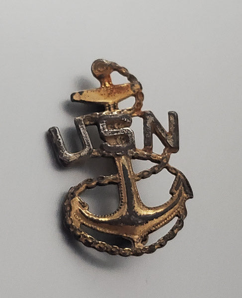 3226-US Navy Vintage Sterling Silver Brooch