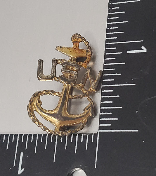 3226-US Navy Vintage Sterling Silver Brooch