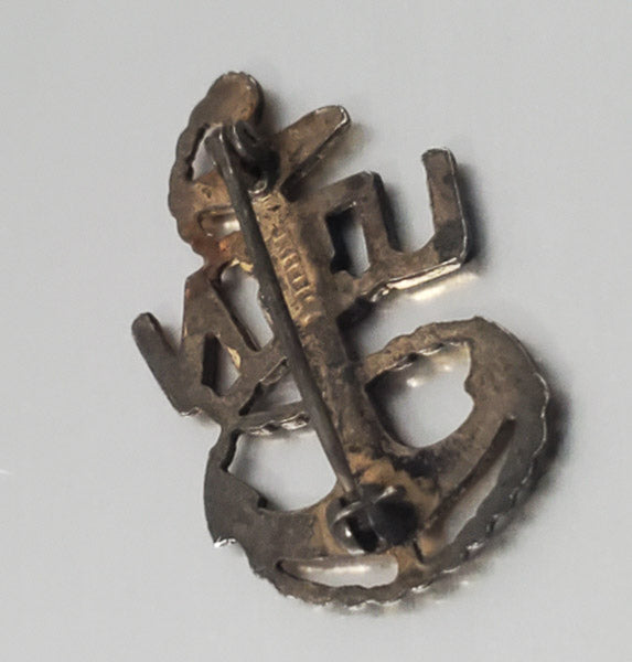 3226-US Navy Vintage Sterling Silver Brooch