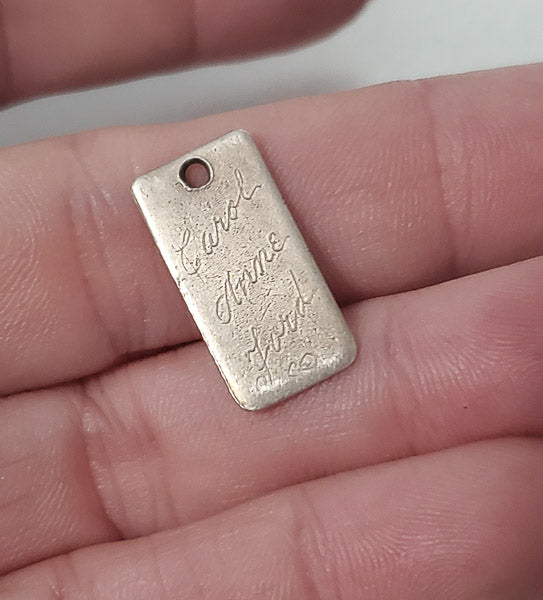 3266-Carol Ann Ford Sterling Address Charm