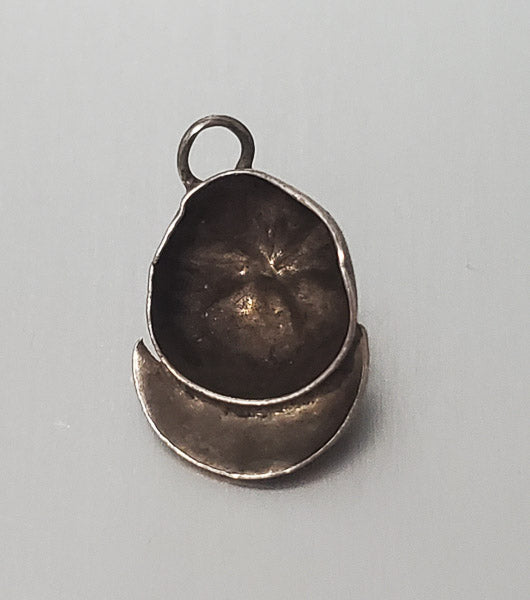 3546-Vtg Baseball Cap Sterling Silver Charm