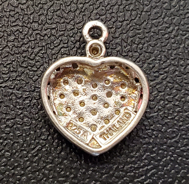 Sterling Silver Heart Pendant or Charm