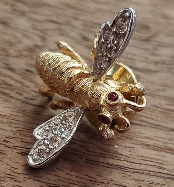 CIRO 9172P Rhinestone Insect Pin