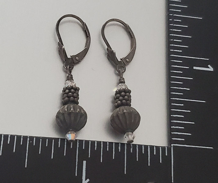 3620-Bali Style Sterling Silver Earrings